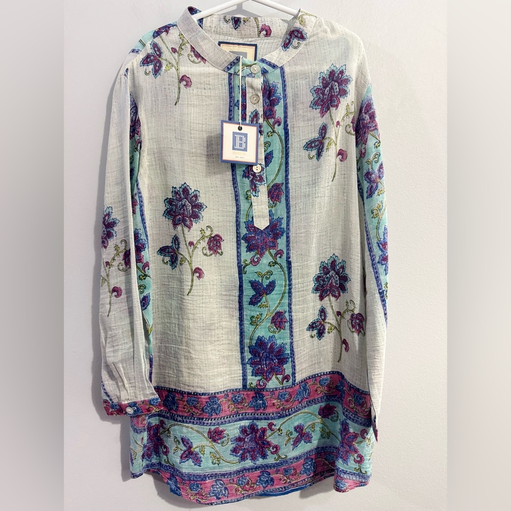 Alicia BELL Girls Blue/Purple Popover Dress Size 10 - NWT
